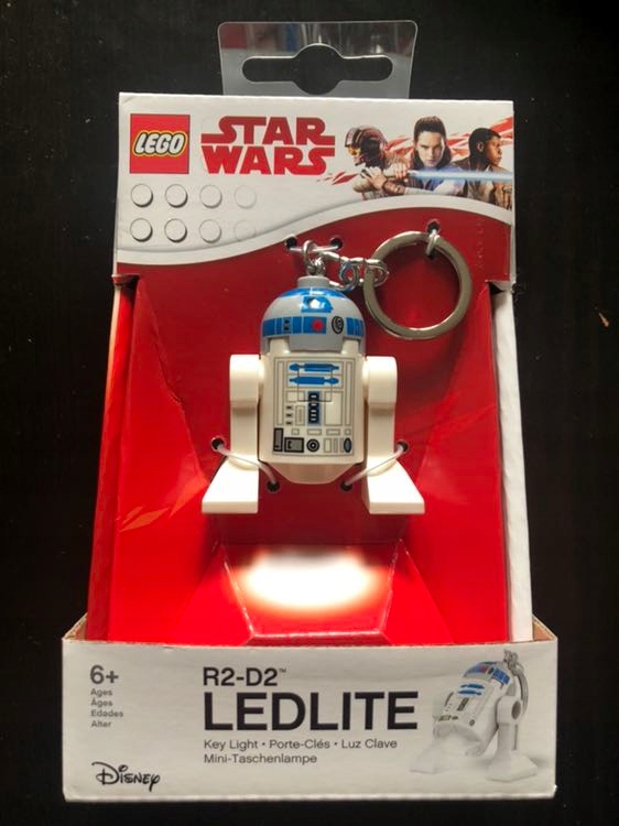 LEGO STAR WARS brelok latarka R2-D2