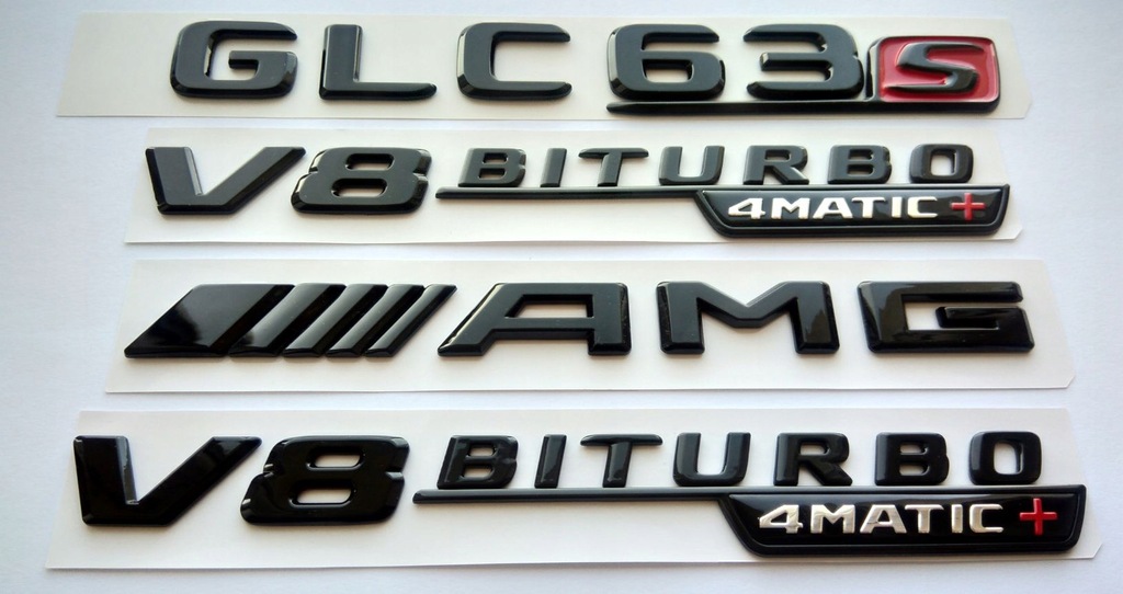 MERCEDES GLC63s AMG V8 BITURBO_4matic+ EMBLEMAT