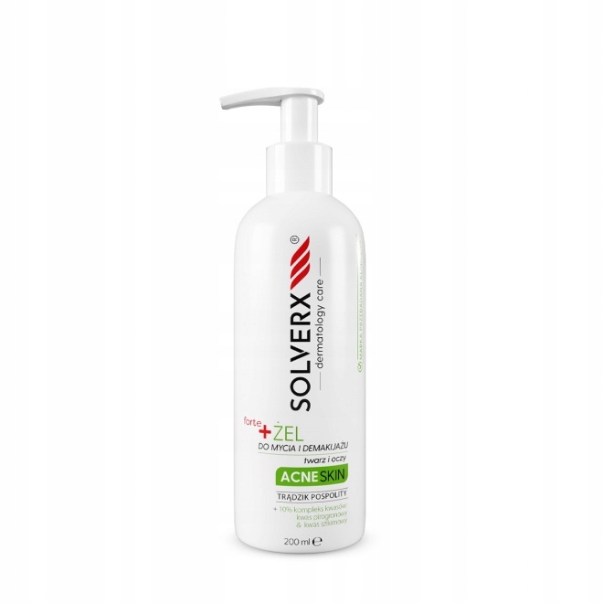 Solverx Acne Skin Forte - żel do mycia twarzy