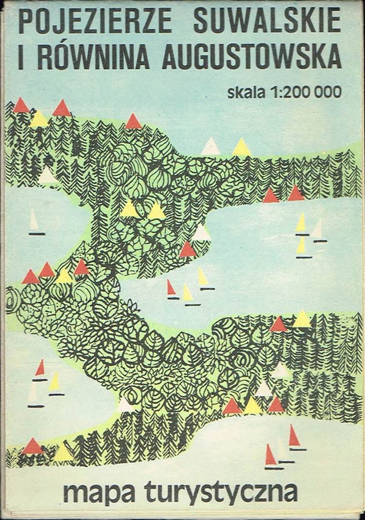 Pojezierze Suwalskie Mapa turystyczna 1:200 000