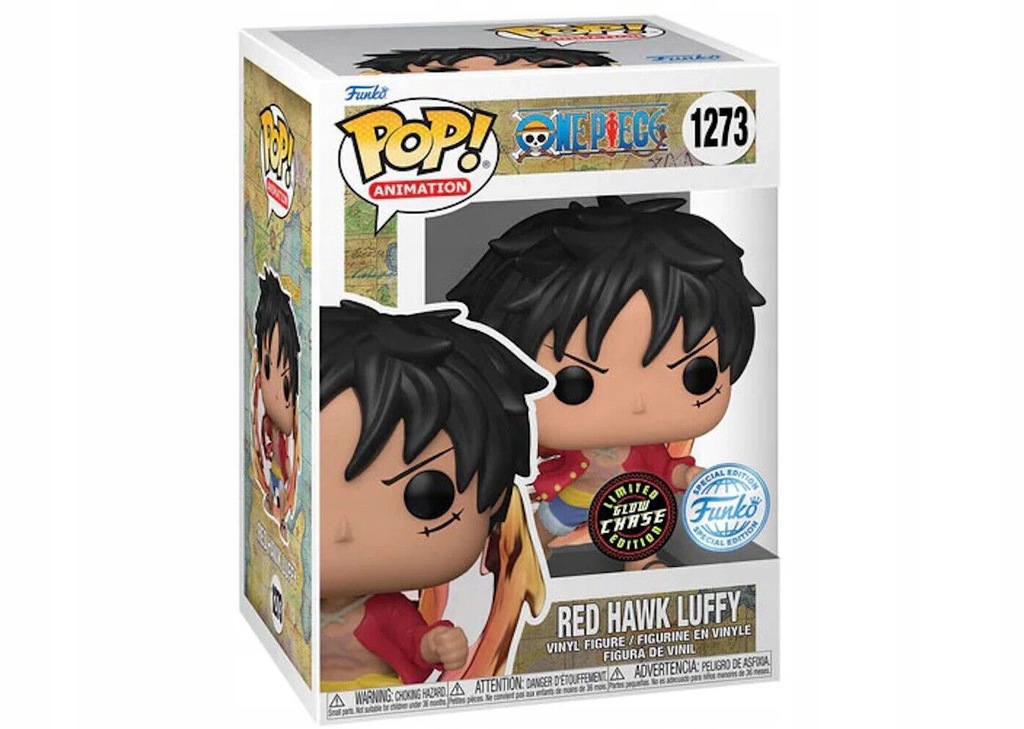 Funko Pop! ONE PIECE RED HAWK LUFFY GW Chase 1273