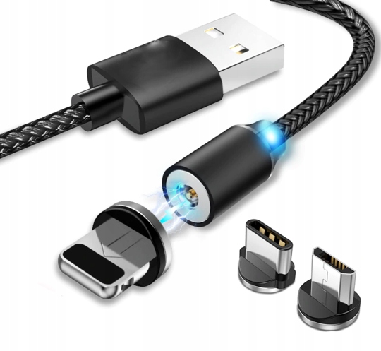 Купить Магнитный кабель USB Lightning C 3 в 1 microUSB: отзывы, фото, характеристики в интерне-магазине Aredi.ru