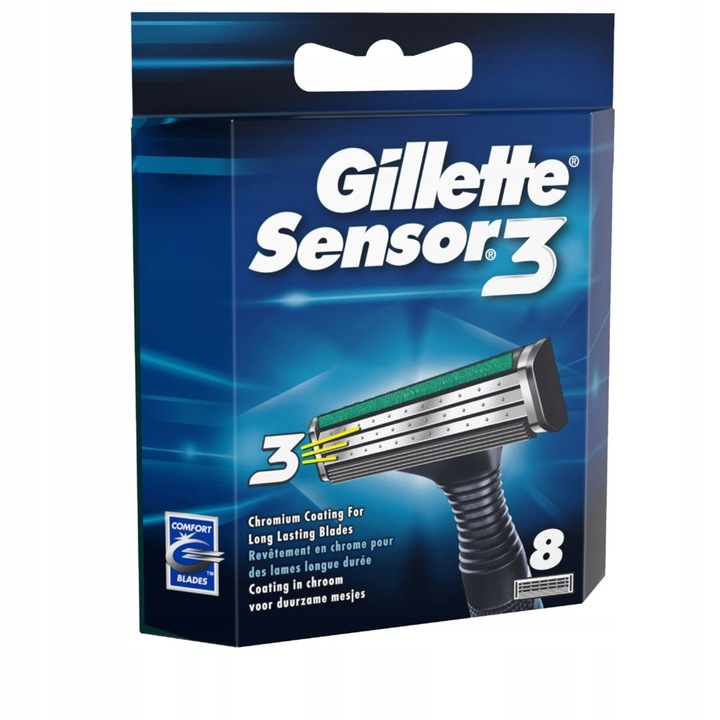 Ostrza wkłady Sensor3 Gillette 8 szt.