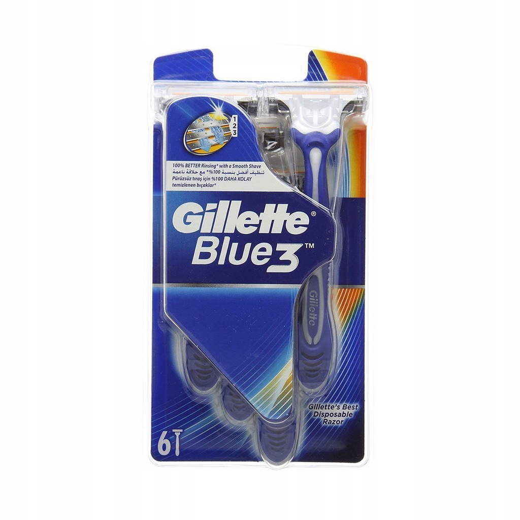 Gillette Maszynka do golenia Blue 3 6 szt. ()