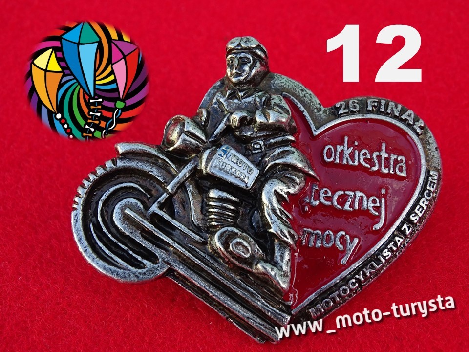 MOTOCYKLISTA z SERCEM nr 12 z 26, autograf Jurka !