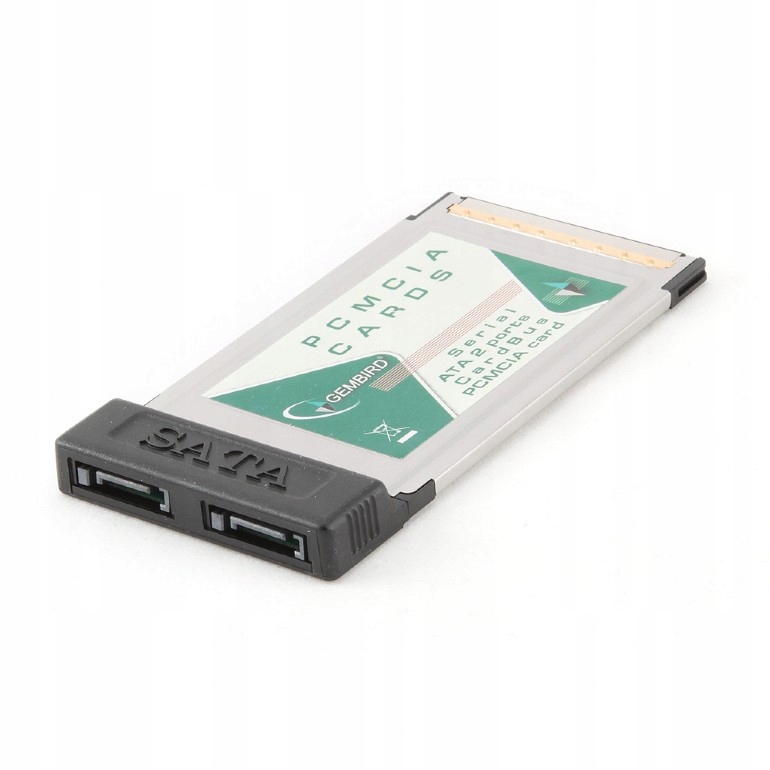 GEMBIRD ADAPTER PCMCIA na 2 porty SATA II CardBus