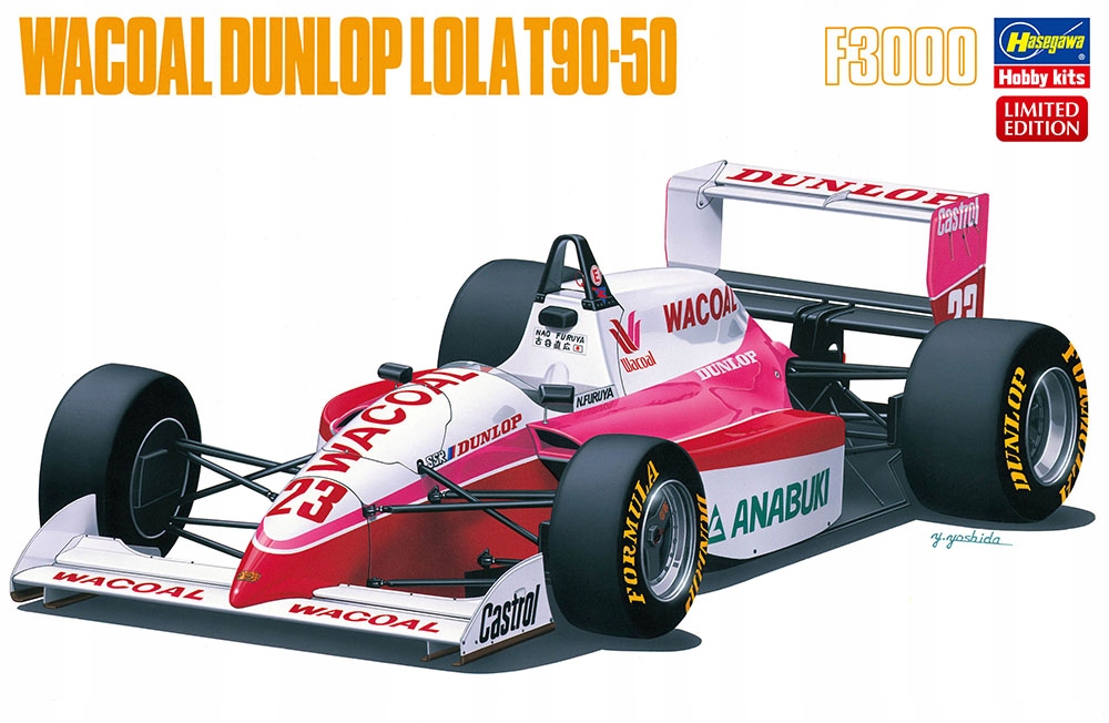 Wacoal Dunlop Lola T90-50 1991 F3000 Hasegawa 20609 skala 1/24
