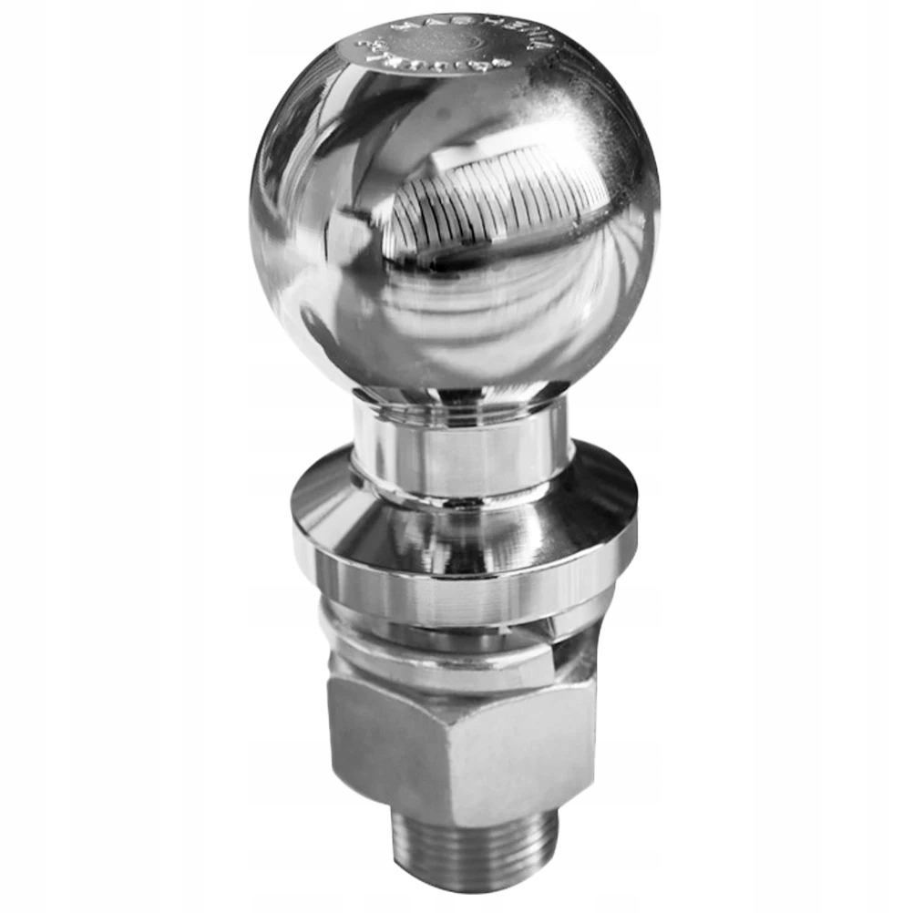 Trailer Hitch Ball Tow Knot Chrome Steel