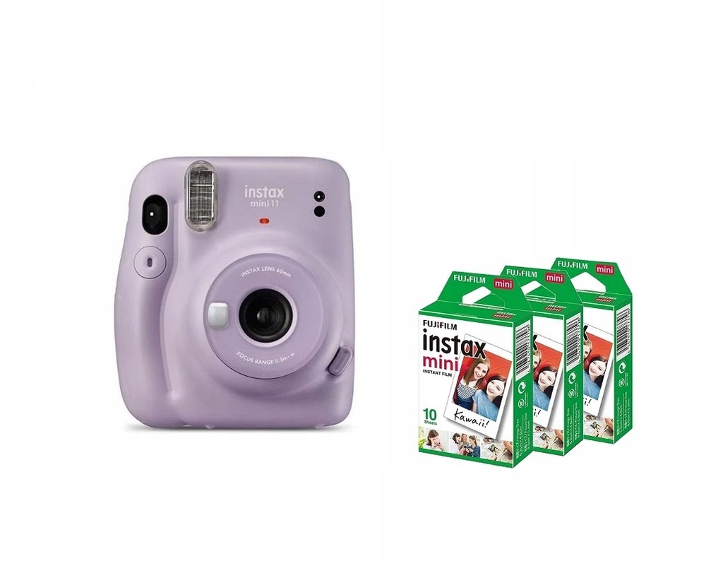 Fujifilm Instax Mini 11 Lilac Purple+wkład 30 szt.