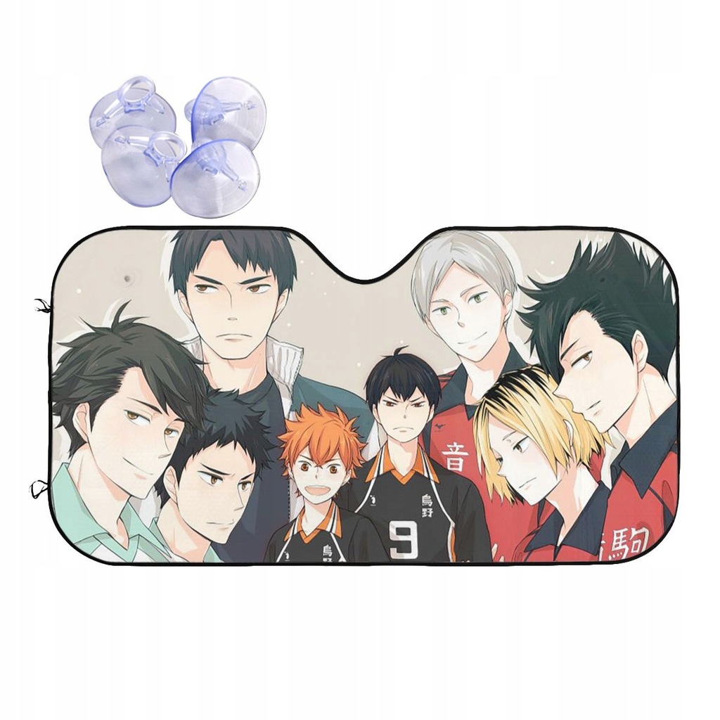 Osłona Przeciwsłoneczna Haikyuu Karasuno Team Anim