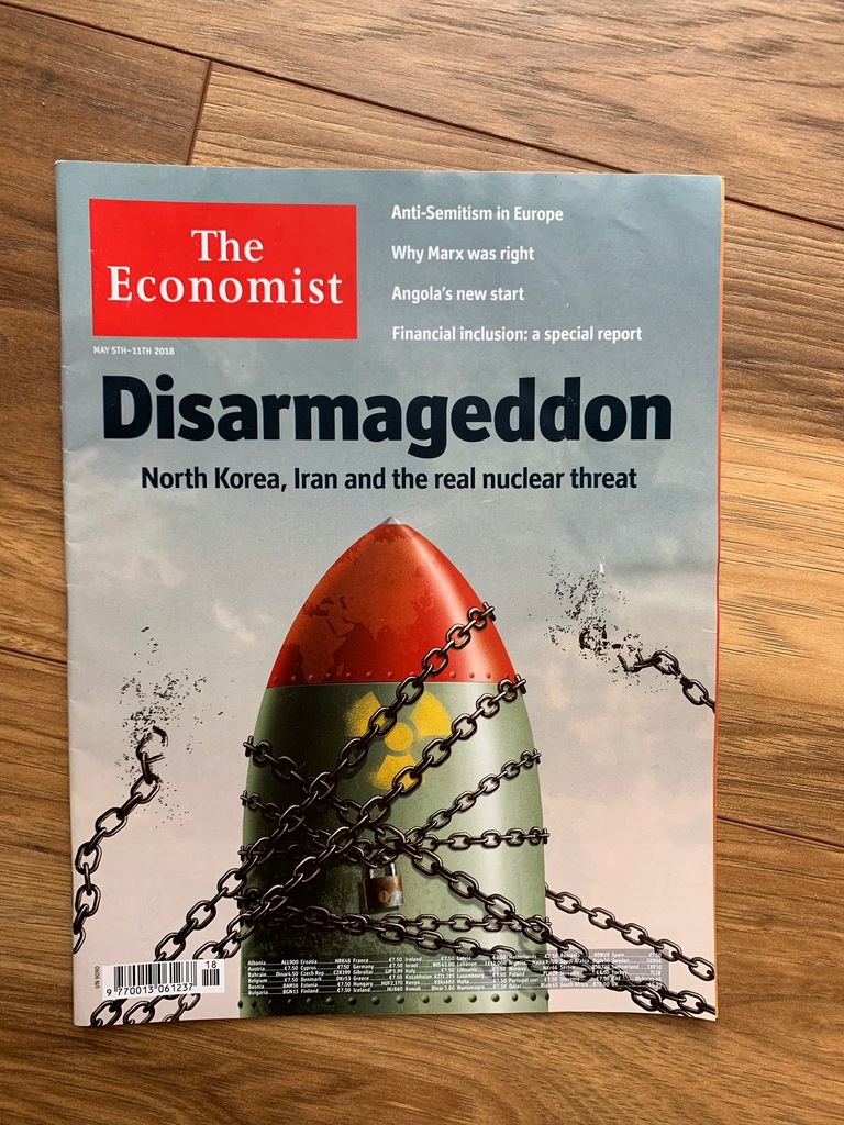 Czasopismo The Economist - nr. 05/05/2018