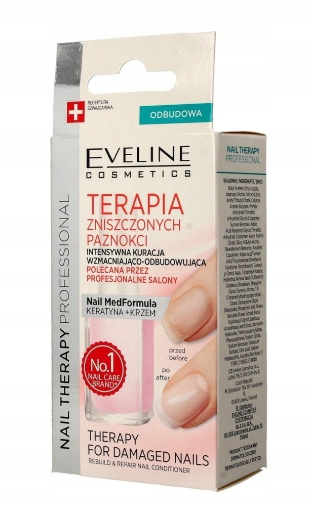 Eveline Nail Therapy Intensywna Kuracja wzmacniają