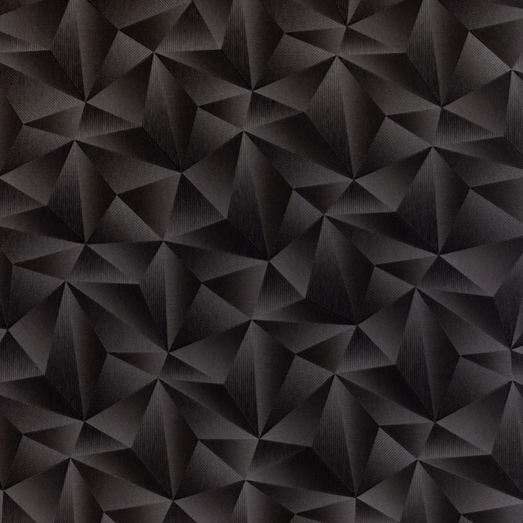 tapeta zmywalna pokój przedpokój geometria czarna
