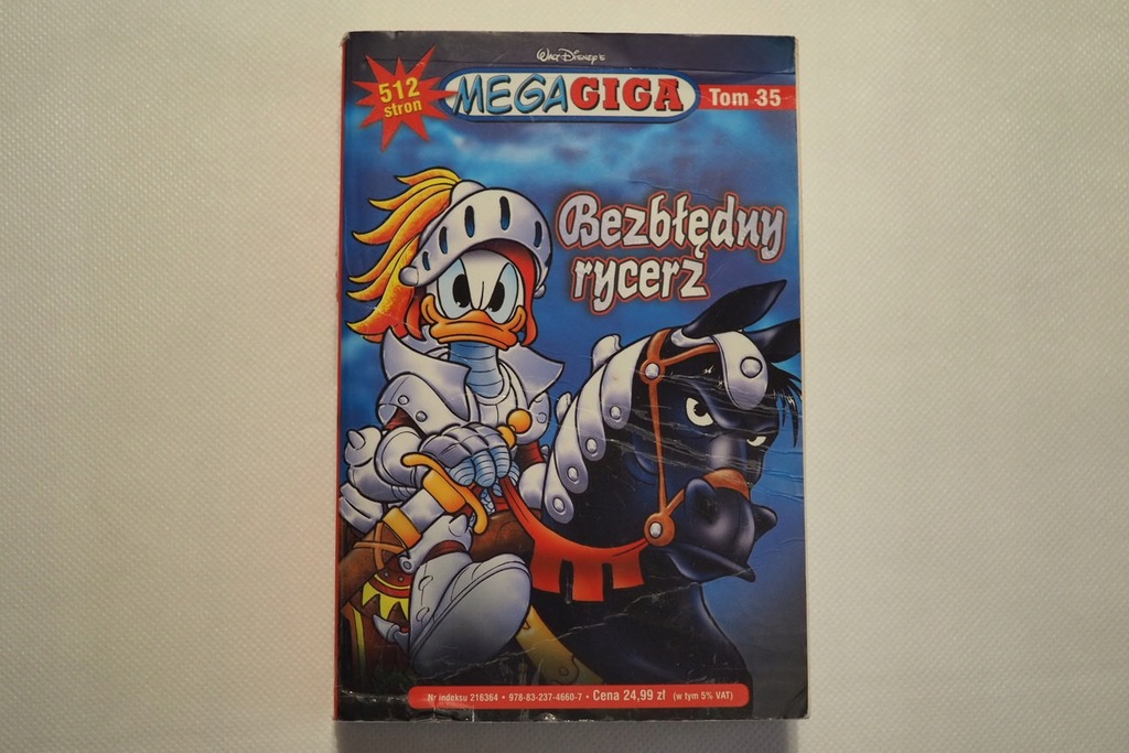 Komiks Mega Giga Donald - Bezbłędny rycerz - 2012 Tom 35