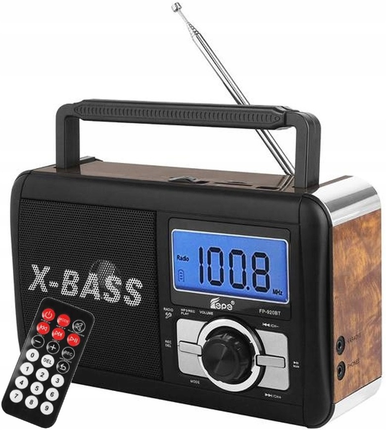 Купить ПОРТАТИВНОЕ КУХОННОЕ РАДИО FM Сеть USB ЖК-дисплей+ПУЛЬТ ...