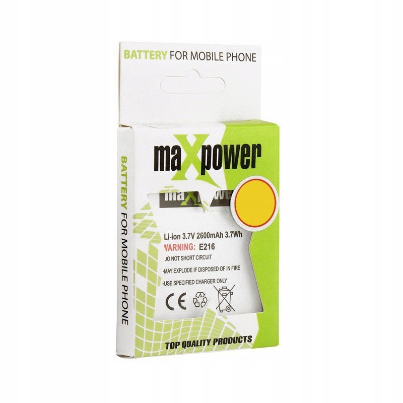 Bateria MAXPOWER HUAWEI Y6 2600 mAh