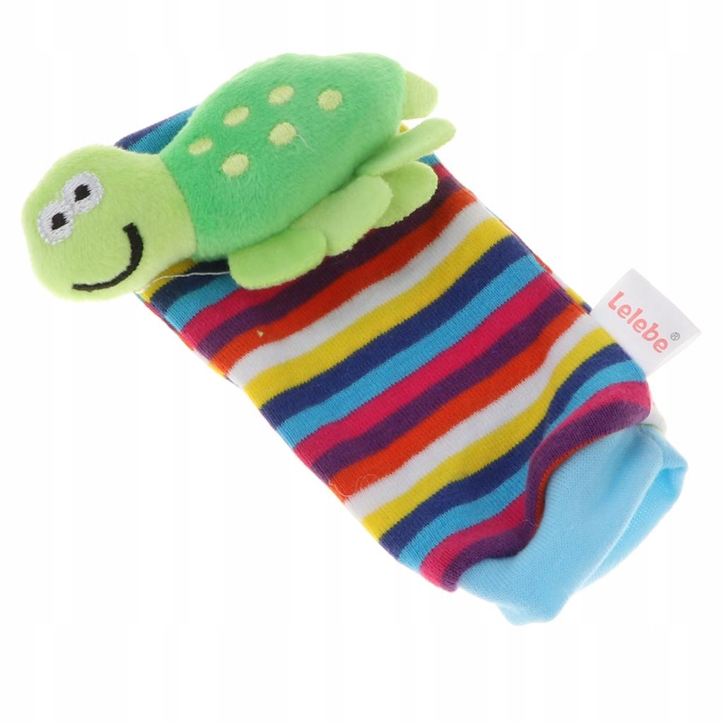 Newborn Baby Socks Rattle Sounds Sea Turtle