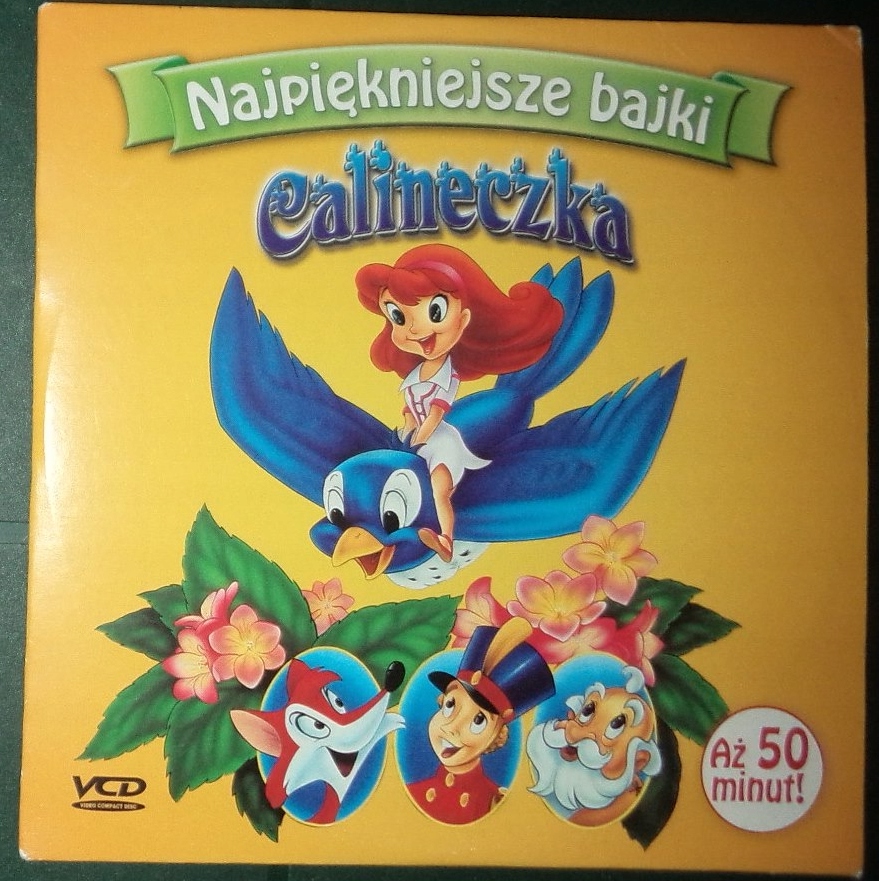 Najpiękniejsze bajki animowane Calineczka VCD 2014