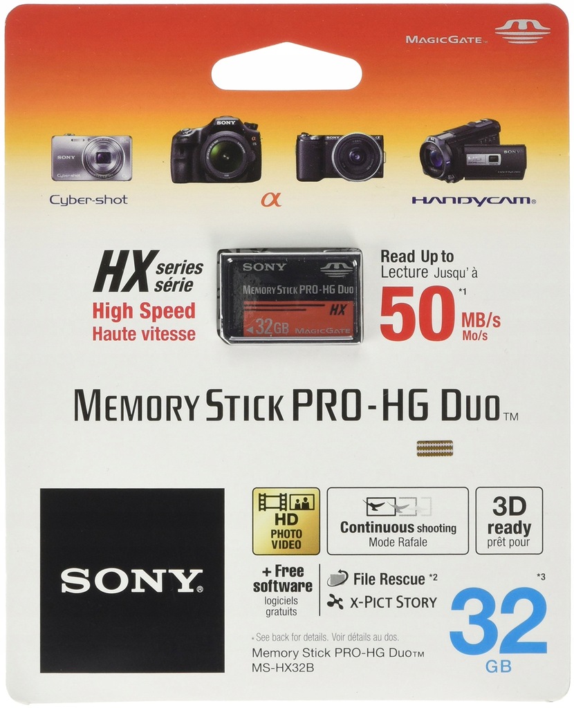 Karta pamięci 32 GB Sony Memory Stick