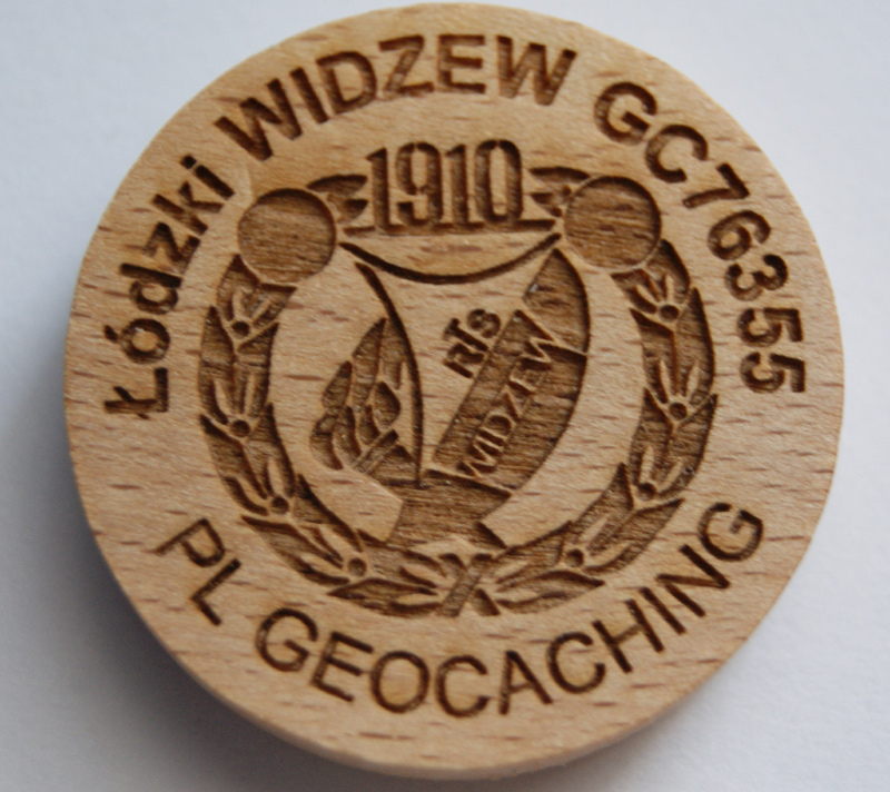 PWG (Polish Wood Geocoin) - WIDZEW !