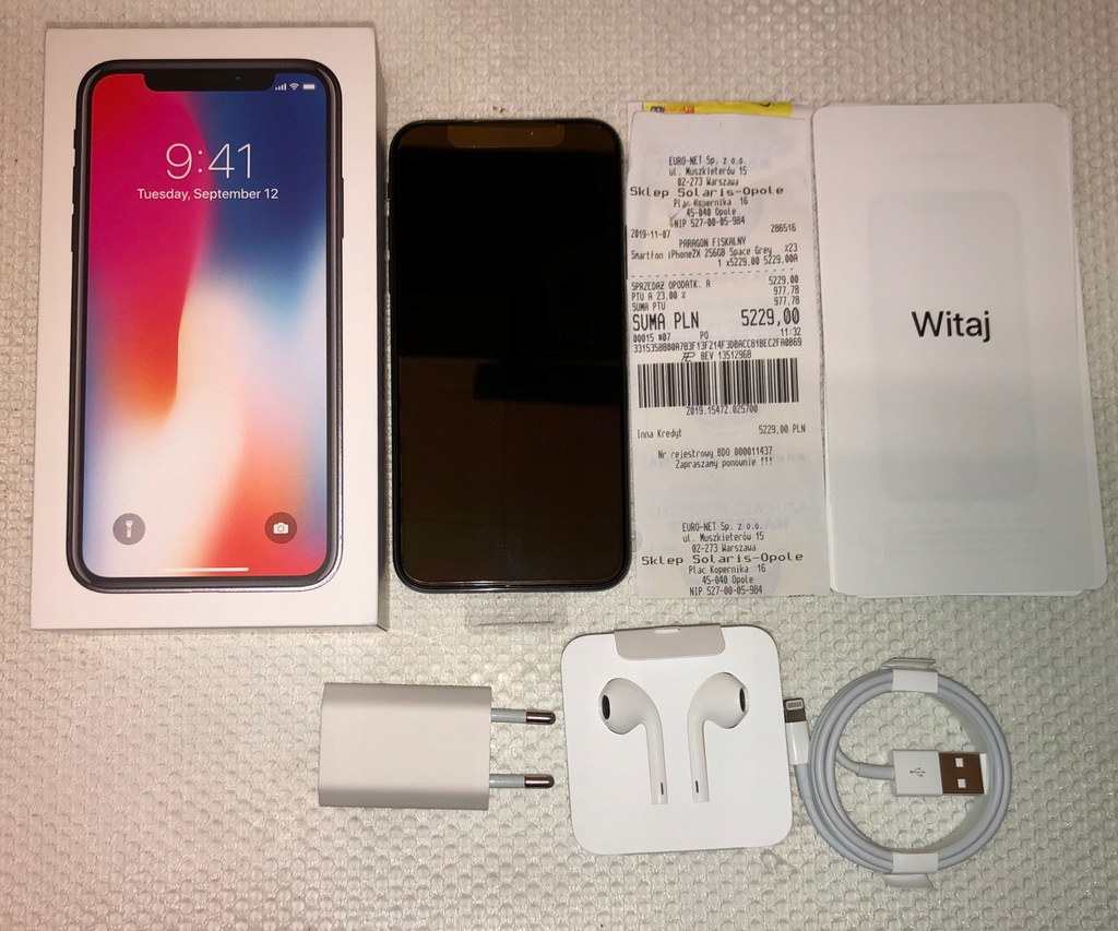 Nowy! Apple iPhone X 256GB Space Gray !