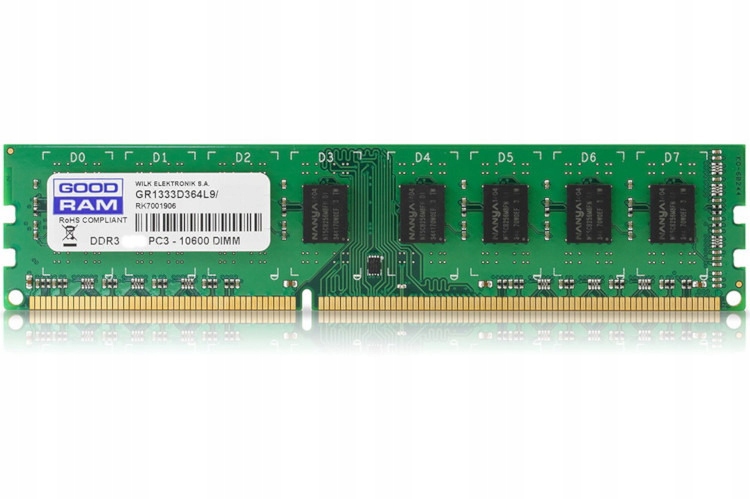 Купить Оперативная память GoodRam 8 ГБ DDR3 1333 МГц 10600 OEM CL9: отзывы, фото, характеристики в интерне-магазине Aredi.ru