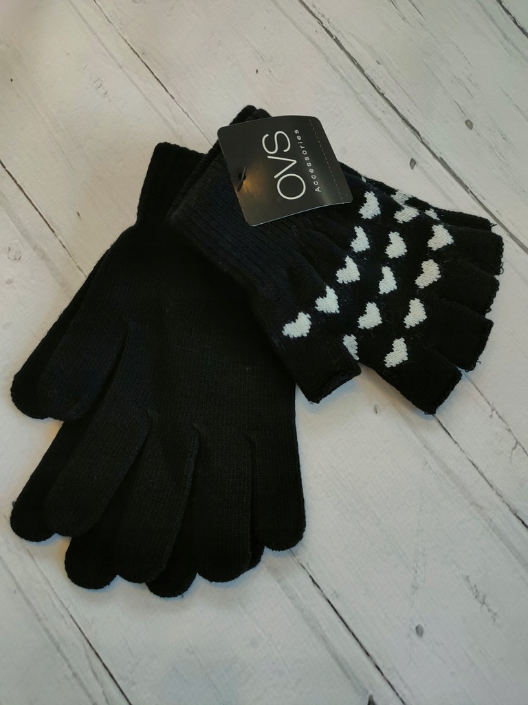 OVS 2-pak Rękawiczki damskie zimowe Akryl