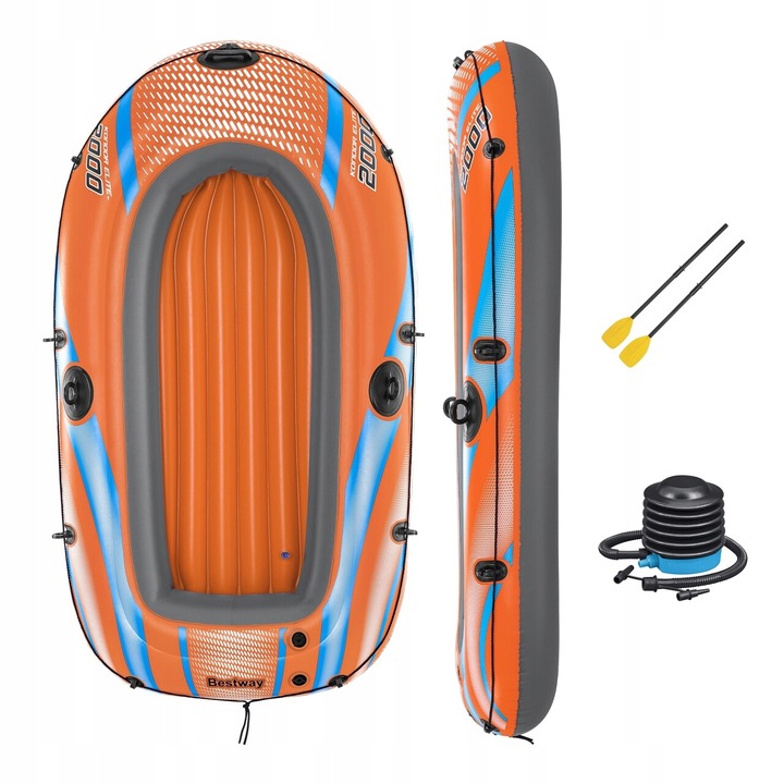 Ponton Kondor2000 188cm x 98cm Akcesoria BESTWAY Wiosła Pompka