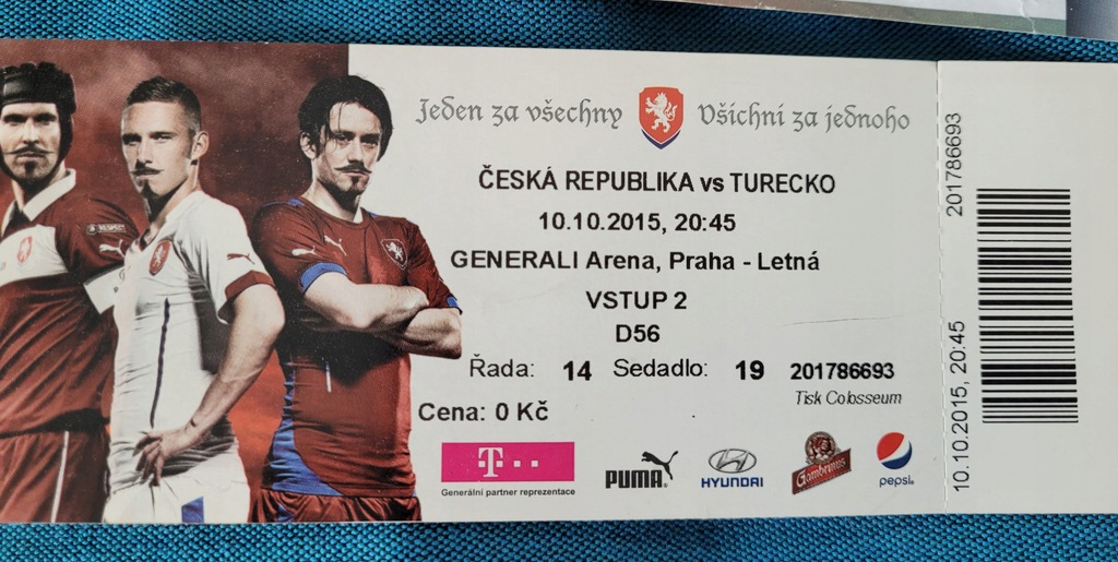 bilet Czechy - Turcja