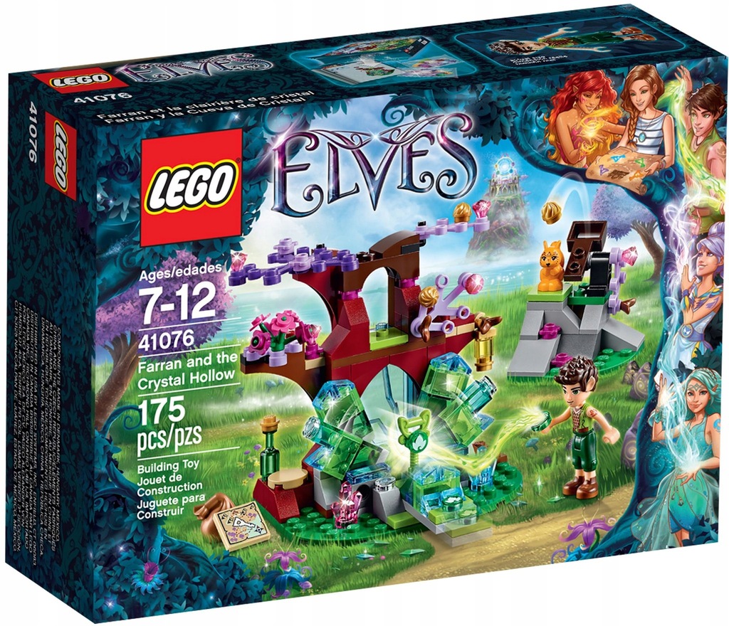 LEGO ELVES 41076 Farran i Dziupla z Kryształem