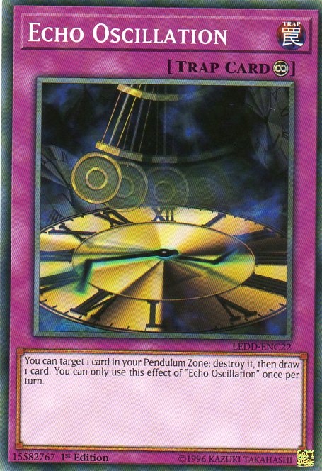 Karta YU-GI-OH - Echo Oscillation