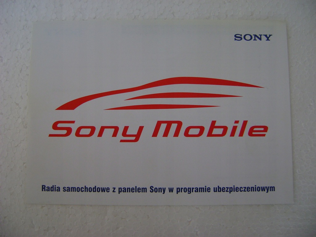 KATALOG PROSPEKT SONY MOBILE