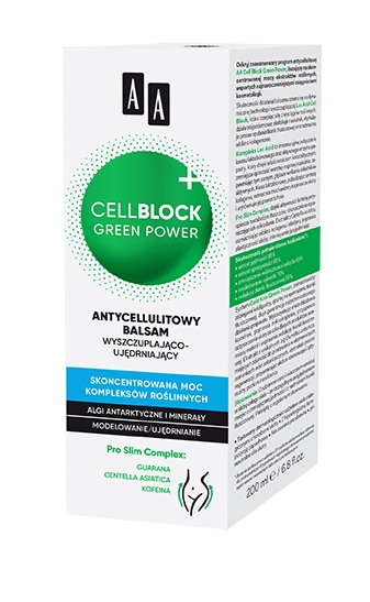 AA Cell Block Green Power Anti-Cellulit Lotion wys