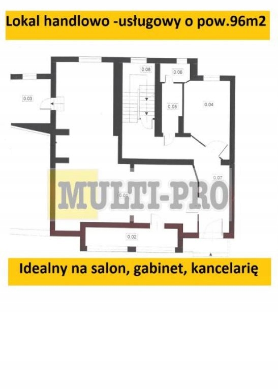 Biuro, Lubin (gm.), Lubiński (pow.), 89 m²