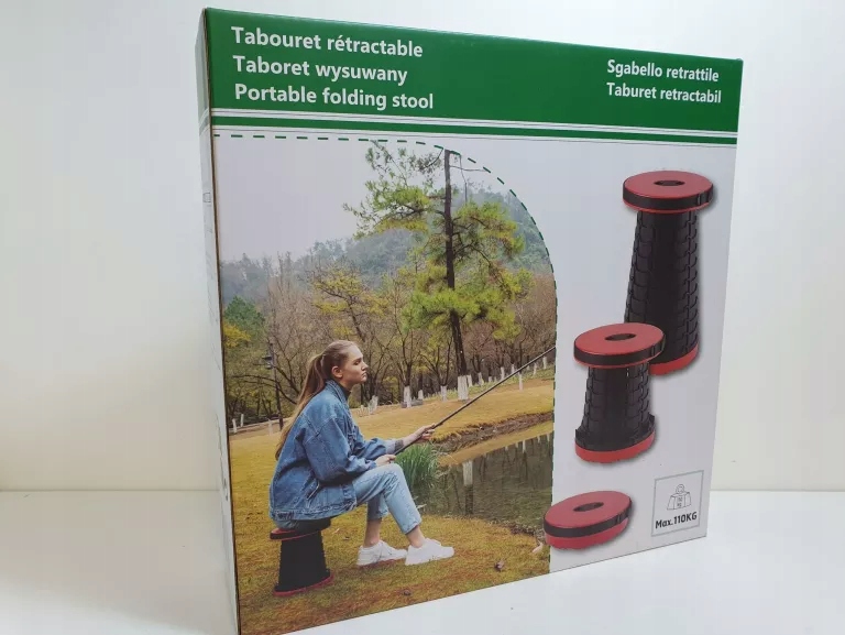 Taboret Stool Aldi Black 44 cm