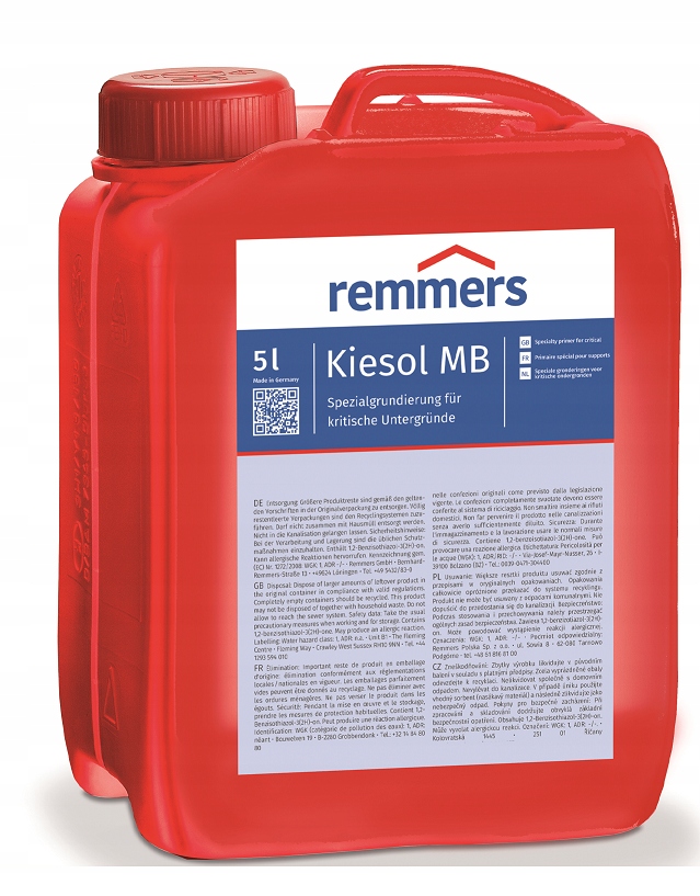 Remmers KIESOL MB 5L - Grunt pod hydroizolacje