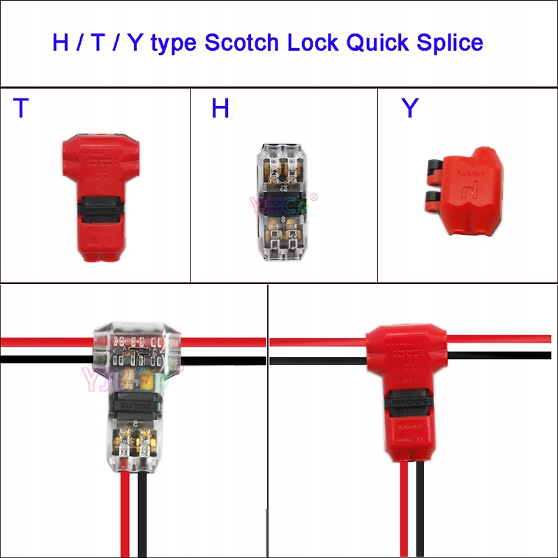 5 sztuk scotchlok Quick Splice H/T/Y typ