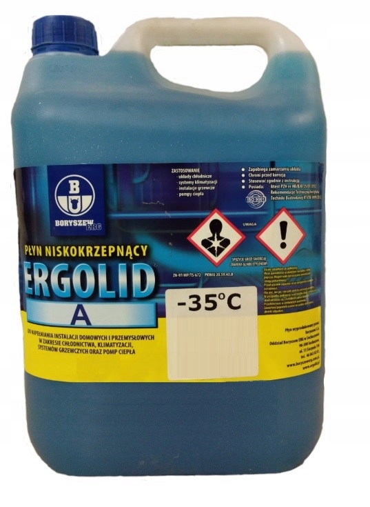 BORYSZEW ERGOLID A -35C 5L GLIKOL DO INSTALACJI