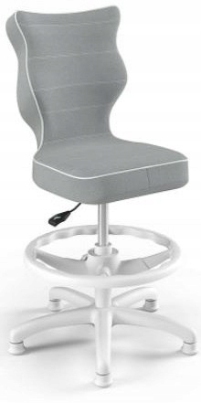 Krzesło biurkowe Entelo Petit odcienie szarości #R