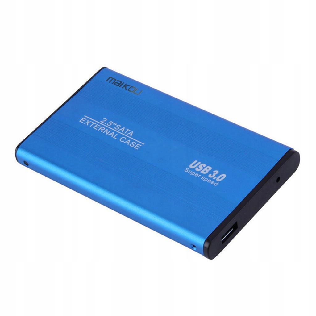 USB 3.0 2.5inch HDD SSD Hard Disk Enclosure External Case Cover Box #3 Blue
