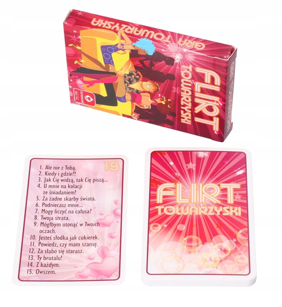 Flirt Towarzyski Karty Gra Towarzyska 2495 9501193370 Oficjalne Archiwum Allegro
