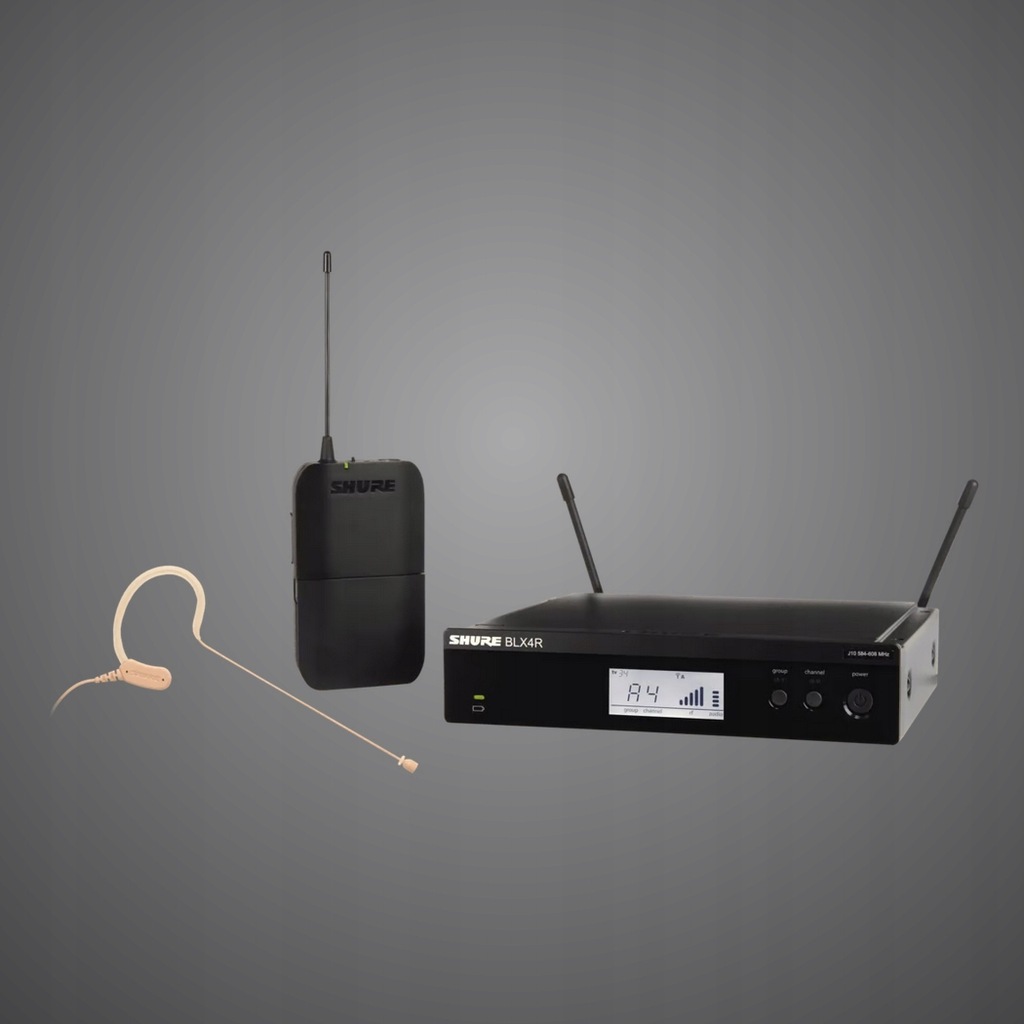 SHURE BLX14RE/MX53 system bezprzewodowy z mikrofonem prezentacyjnym nagłow