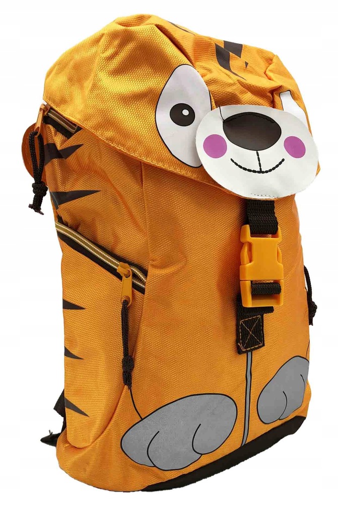 Plecak Szkolny Wycieczkowy Podróżny Dziecięcy Tygrys 30x25x10cm