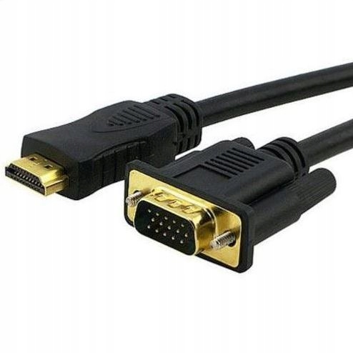 Купить КАБЕЛЬ VGA — HDMI, ЗОЛОТОЙ, 2 М, КАБЕЛЬ D-SUB FULL HD: отзывы, фото, характеристики в интерне-магазине Aredi.ru