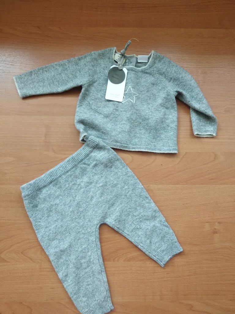 ZARA GIRLS 1-3 M 62 CM KASZMIROWY KOMPLET E979