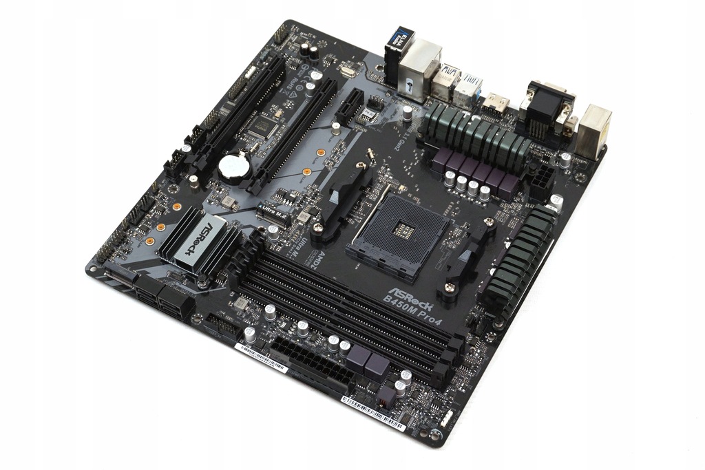 Płyta główna ASRock B450M PRO4 AM4 mATX - 13183138072 - oficjalne ...