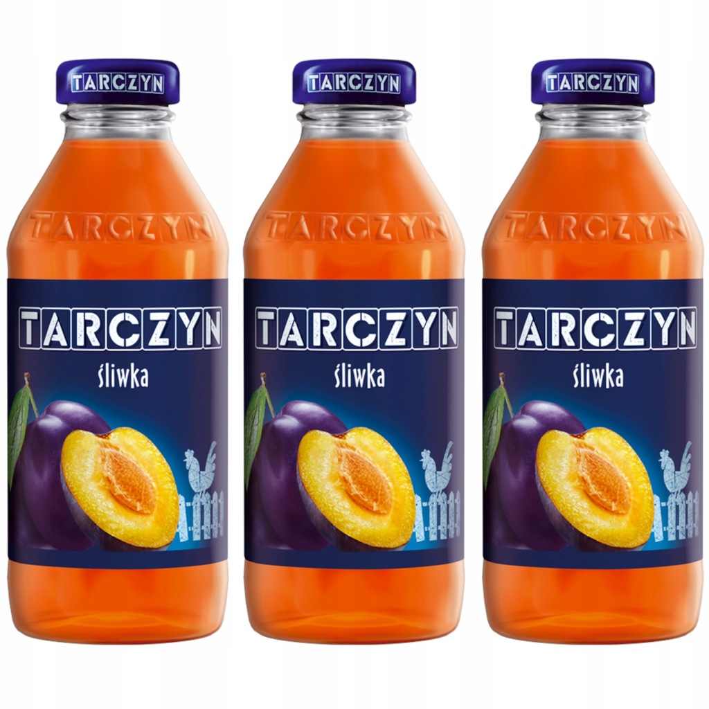 Napój śliwkowy Tarczyn w szklanej butelce 5x 300ml