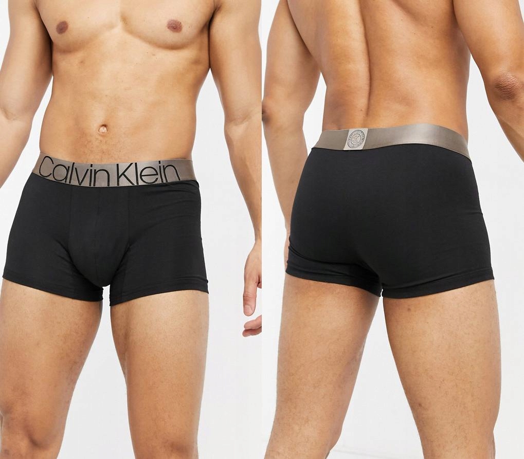 CALVIN KLEIN CZARNE BOKSERKI LOGO (S)