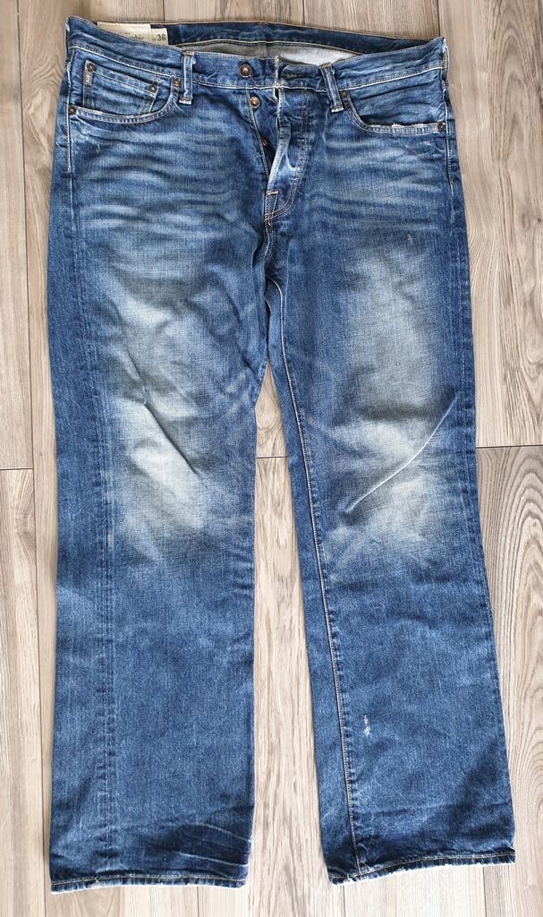 ABERCROMBIE & FITCH SPODNIE JEANSY DŻINSY W36