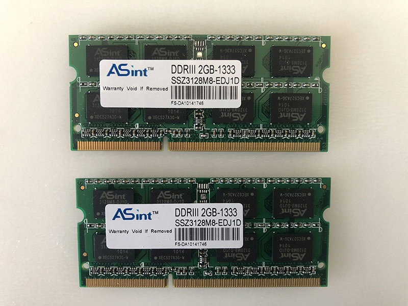 PAMIĘĆ DDR3-1333 ASINT 4GB (2x2GB) SSZ3128M8-EDJ1D